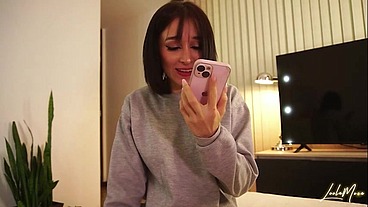 My step-brother sent me dick-pics by mistake and I got horny