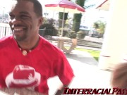 Sweet Emily gets pounded by some big black cock!