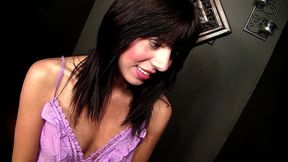 mila beth sucks chris strokes gloryhole cock hard