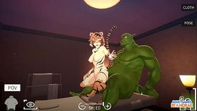 EP10: Valerie Underestimated Orc'_s Massive Cock (Sex Pose 1) - Orc Massage