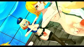Horny Futanari Demon Dances Seductively Before Hungry Anime Couple