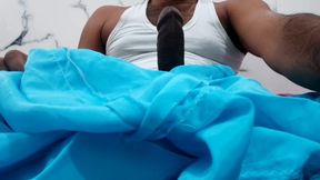 Satin Silk Handjob Porn - Stepsister Salwar Rub on Dick Head (88)