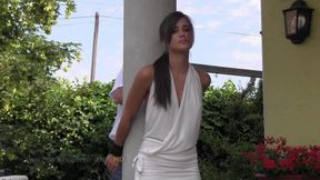 Little Caprice gets her breast whipped