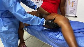 Doctor's secret pleasure during checkup