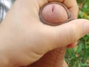 Busting a nut in public