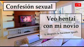 Spanish Hentai Romance – GF Embraces Sexy Cosplay Tied-Up Fun With BF