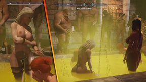 Unreal Engine 5's dirtiest fantasy unfolds with sandbox babe's steamy V12 Bathhouse escapades