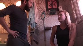 BATHROOM HARDCORE XXX WITH OLDER MAN