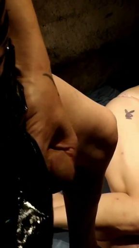 Synnz &amp; Mistress Cy "50 Shades of Fucked Up" Shemale Tattoo BDSM Kink Fuck Session (FULL RELEASE)   Clip 1