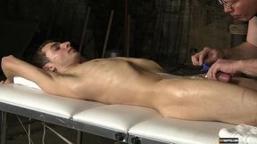 Brez Gets Shaved & Stroked