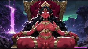 Demon queen want horny, Ai animation