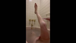 Soaping and Shaving My Naked Body Before Orgasm