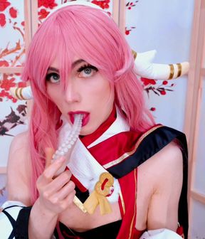 ASMR Tentacle Licking with Lina