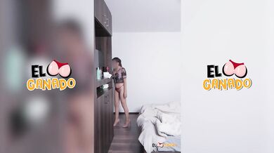 Hot Latina Maid Maribel begs for her boss's thick cock