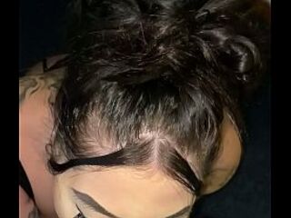 British curvy teen POV oral job white beauty sucks large ebony schlong