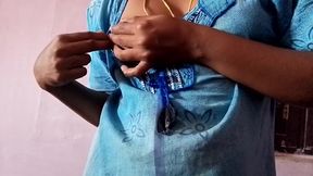 Tamil girl fingering boob show