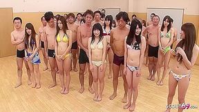 Extreme Uncensored Japanese Swinger Orgy With Over 40 Couples Who Fuck Together
