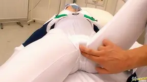 Dressed as space girl Yuu Namiki handles pussy invasion