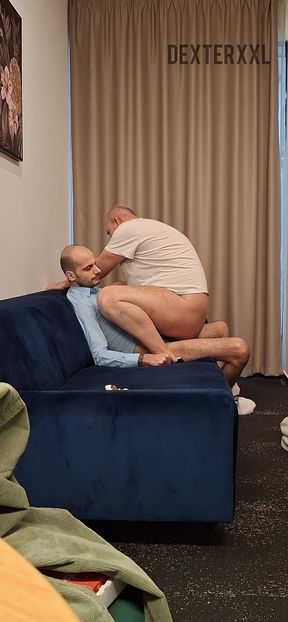 Arnold Big Huge Dick. Seduced a Skinny Sexy Man.by Chubby Big Daddy