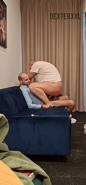 Arnold Big Huge Dick. Seduced a Skinny Sexy Man.by Chubby Big Daddy