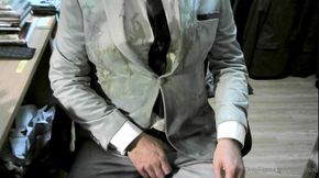 Gunging a velvet suit