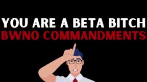 You Are a Beta Bitch: BWNO Commandments - A Gooning audio featuring: mindfuck, BNWO, black new world order, ebony female domination, humiliation, laughing, and femdom POV - 1080 MP4