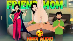 Indian friend stepmom Get Fucked in Her Tight Pussy by her friend ( Hindi Audio )
