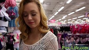 Teen creampied in pov