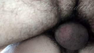 I moan loudly while receiving painful anal in my tight hairy ass! 💥​ Painal - Doggy - Creampie