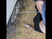 FTM Pee Desperation Spray Car Tire