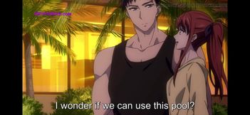 Girl enjoy is boyfriend in summing full