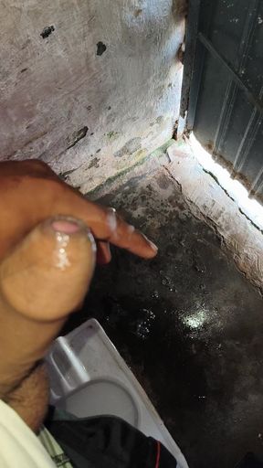 A 22-year-old boy is masturbating with his fist