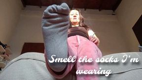 Smell the socks I'm wearing