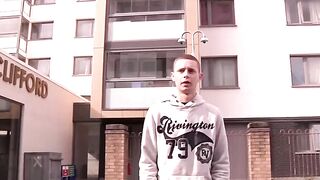 Homosexual Pick-Up Striptease & Anal Threesome In Car