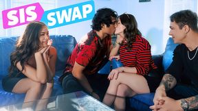 Swapping couple enjoys various positions and cum swap