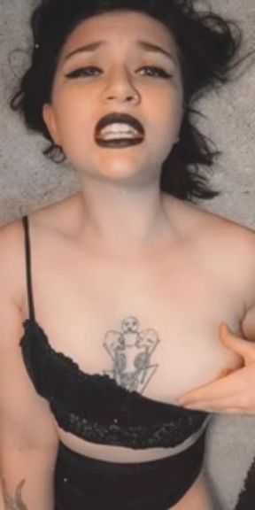 POV Goth Slut Fuck