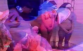 Orgy ritual in church