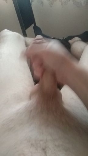 Jerking off a dick! At home!