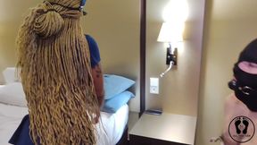 Ebony Wife Caught Humiliation Cuckold BDSM Shackles