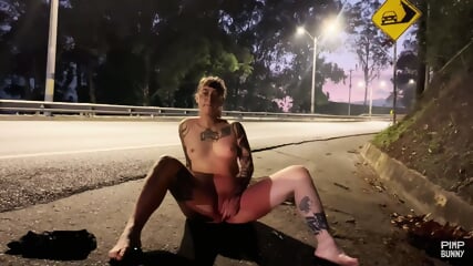 Public Masturbation On The Side Of A Busy Road