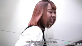 Lovely girl with large tits gets fucked hard