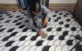 The Beautiful Maid Came to Clean the Room and the Owner Caught Her and Fucked Her.