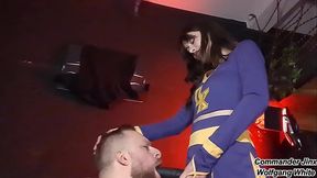 Bratty Cheerleader Girlfriend Commander Jinx Makes Cucky Boyfriend Wolfgang White Suck Her DICK (Strap-On Sucking)