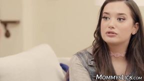 Reagan Foxx & Gia Paige in a hot lesbian threesome with rimming & pussy licking