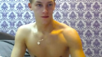 Blonde Twink'_s Cum Show