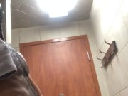A little Self pleasure in public rest stop
