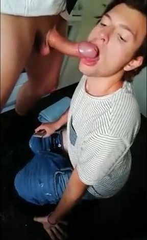 Big-Cock Daddy Plows Skinny Twink's Hole
