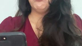 Hot Latina Slut Wife Reacts to Dick Pics and Begs for Cum Inside Her Big Jugs