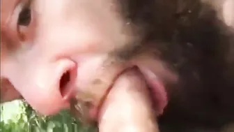 Morning Bareback Fuck Outdoors with Amateur Guys
