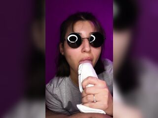 White Socks Footjob / Sockjob Cum on Toes - Ava Brooke
